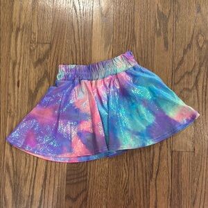 Dori Creations Shimmery Colorful Kids Skirt
